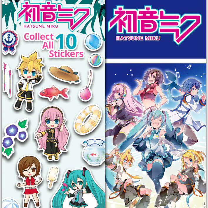 Hatsune Miku Stickers (300 ct) – CandyMachines.com