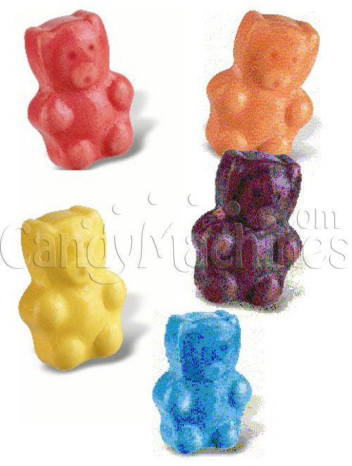 teddy bear with candy