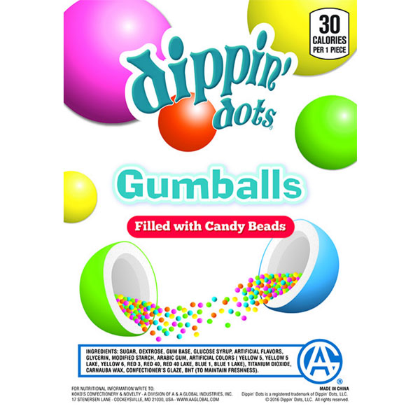 Buy Dippin' Dots Gumballs Vending Machine Supplies For Sale