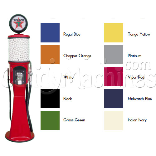 Junior Gas Pump Gumball Machines 5 feet 4 inches Gas Pump Gumball