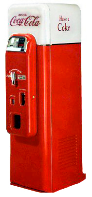 Nostalgic Coca-Cola Coke Soda Pop Vending Machine