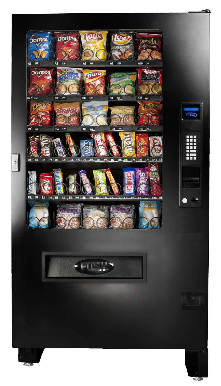 snack seaga vending machine infinity machines soda bulk candymachines supplies