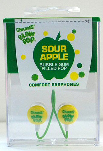 Sour Apple Blow Pop Earbuds