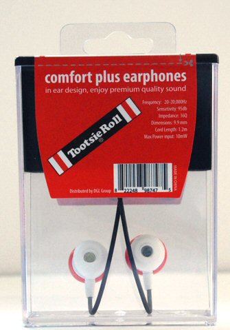 Tootsie Roll Earbuds Back