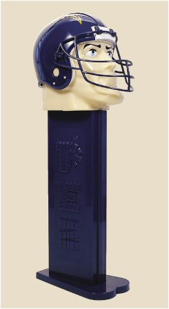 Pez Giant NFL San Diego Chargers w/Sound