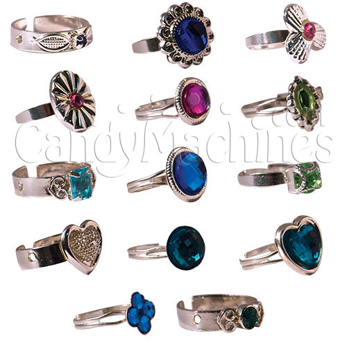 Buy Silver Stone Rings Bulk Vending Toys Vending Machine Supplies For