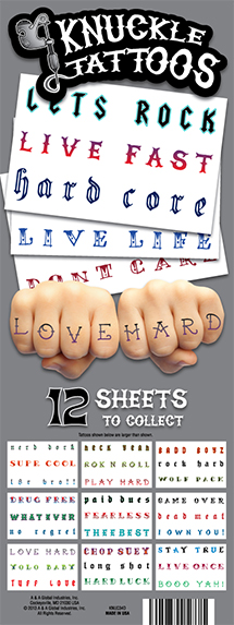 Knuckle Vending Tattoos Series 1 | CandyMachines.com