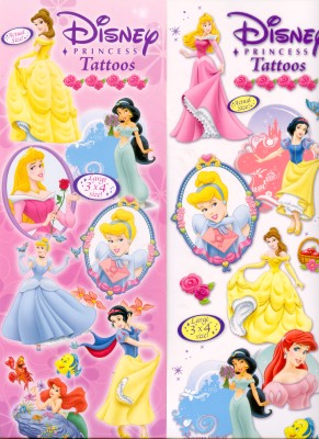 Henna Tattoo Kits  Sale on Princess Temporary Vending Tattoos   Vending Machine Supplies On Sale