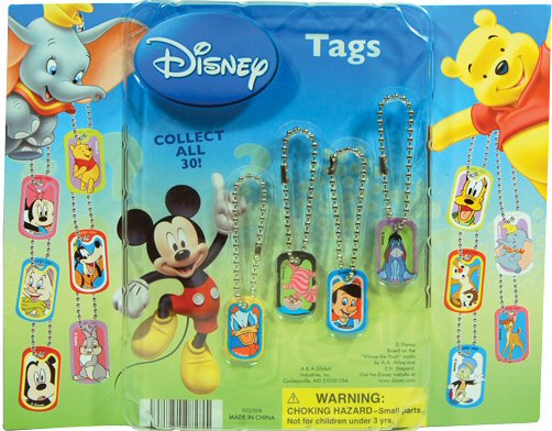 Disney Tags Vending Capsules - 200 ct.