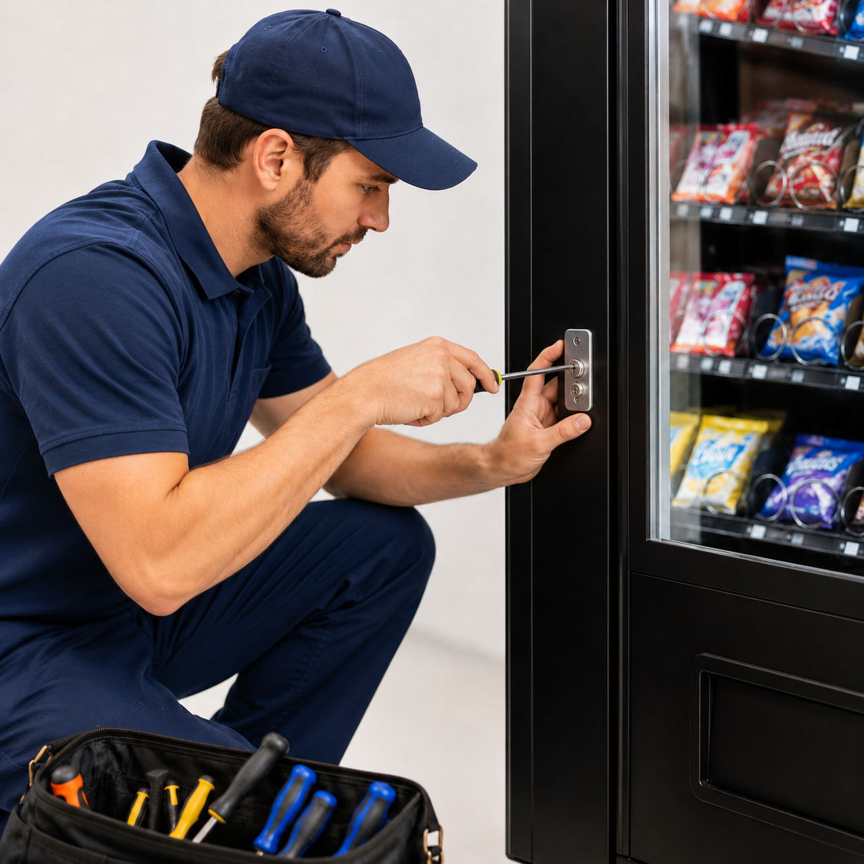 How To Drill Out A Vending Machine Lock
