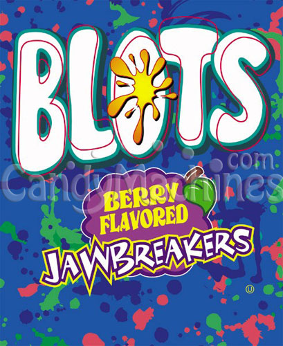 Blots Gum Filled Jawbreakers!