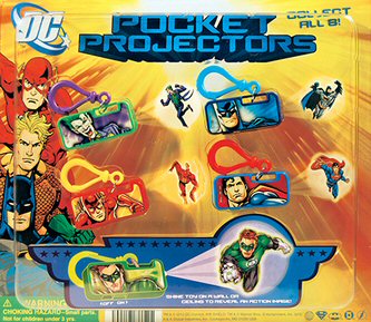 Order DC Comics Superheroes Pocket Projectors!