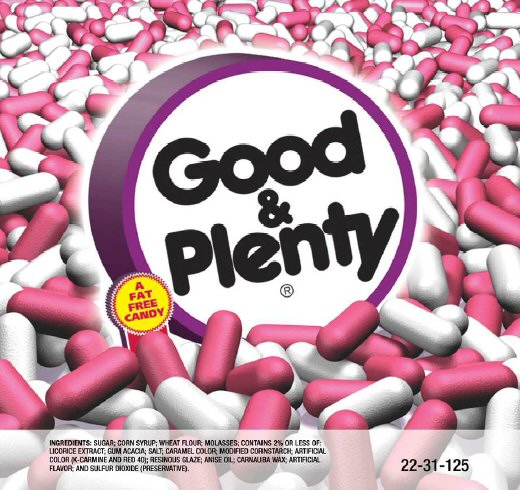 Good and Plenty Vending Machine Candy Refill