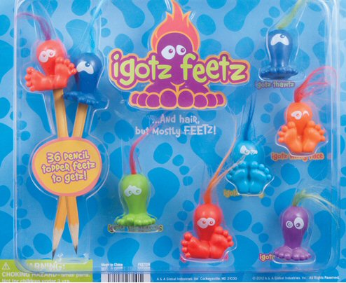 iGotz Feetz Vending Capsules Available Now!