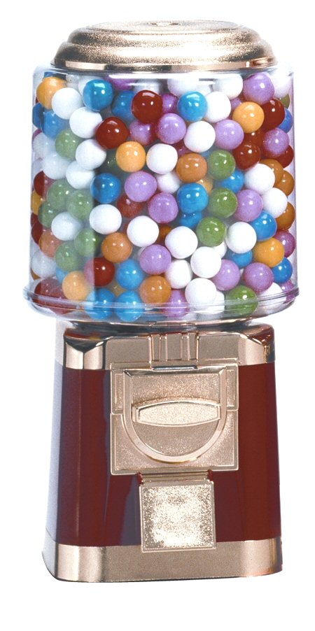 Special Offer on Maroon Gumball/Candy Vending Machine!