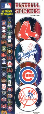 MLB Vending Stickers