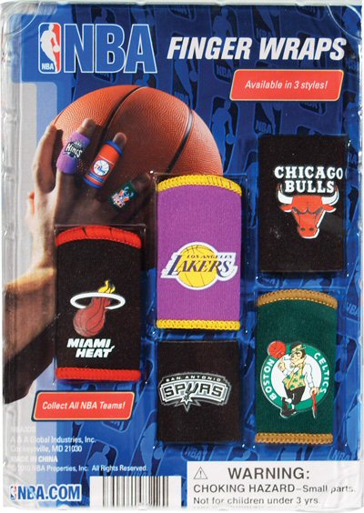 NBA Finger Bands Now Available!