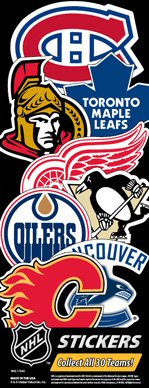 NHL Hockey Vending Stickers Available Now!