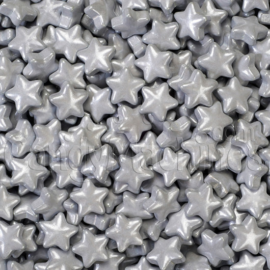 Shimmer Silver Stars Candy