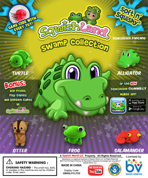 Order Sqwishland Swamp Vending Capsules!