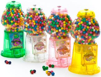 Transparent Antique Gumball Machines Have Arrived!