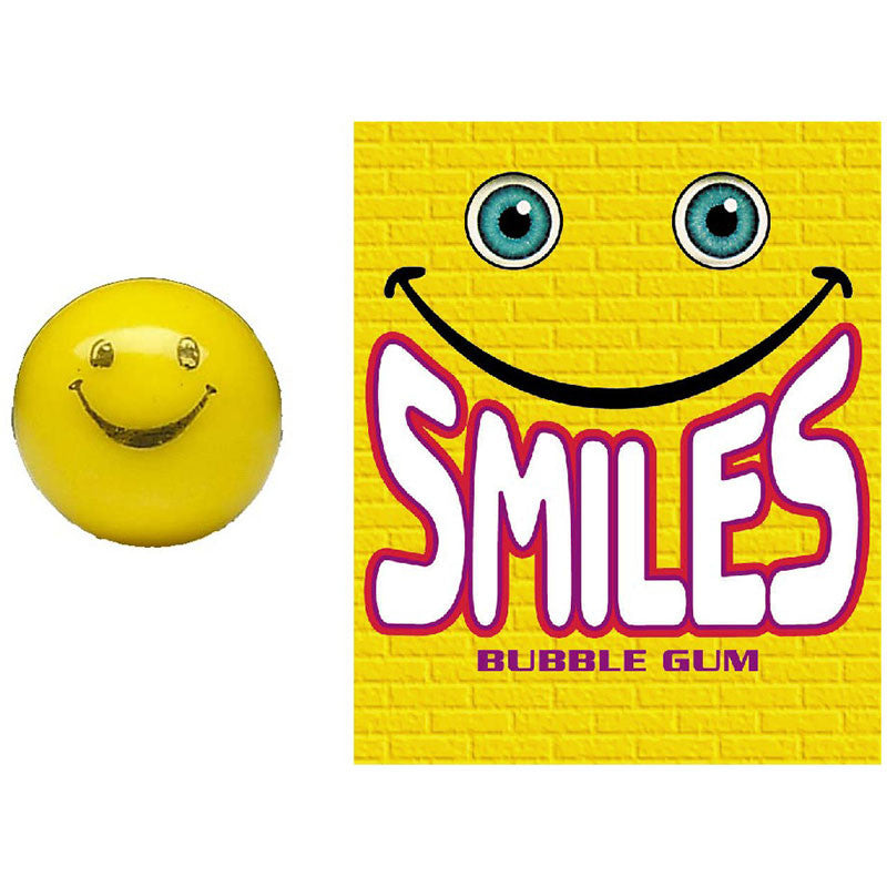 Dubble Bubble Smiley Face Gumballs (1-inch /850 ct)