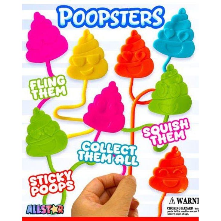 Sticky Poopsters Vending Capsules (2 inch) 250 ct