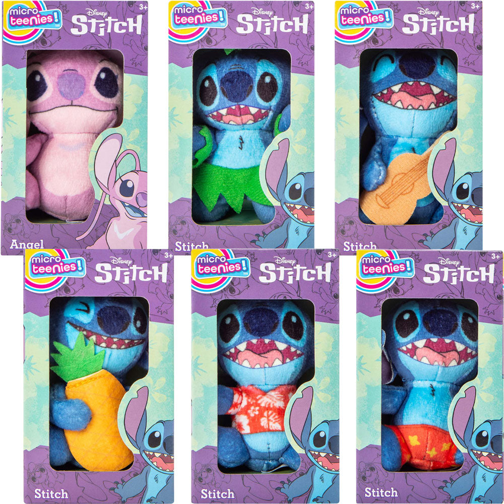 Micro Teenies Disney? Stitch Assorted Boxed Plush 2.5 in (18 ct)