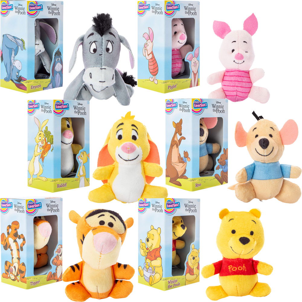 Micro Teenies Disney? Pooh Assorted Boxed Plush 2.5 in (18 ct)