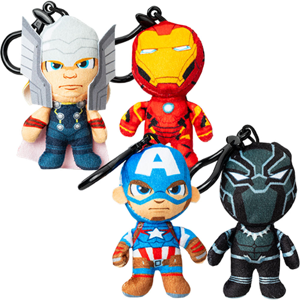 Micro Teenies??Avengers Keychain Plush (2.5 in) 36 ct