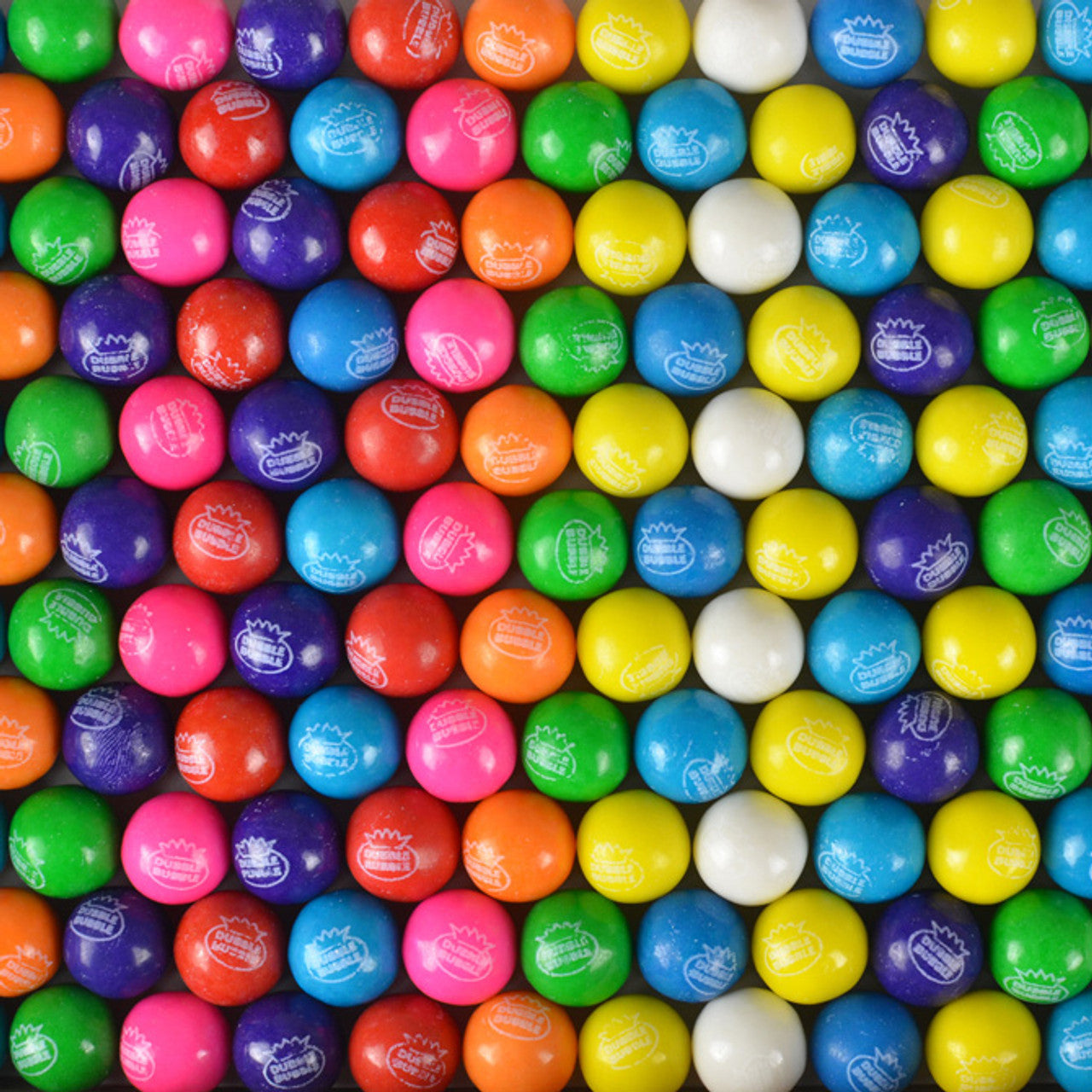 Assorted Dubble Bubble Logo Gumballs (.5-inch ) 8500 Ct Bulk