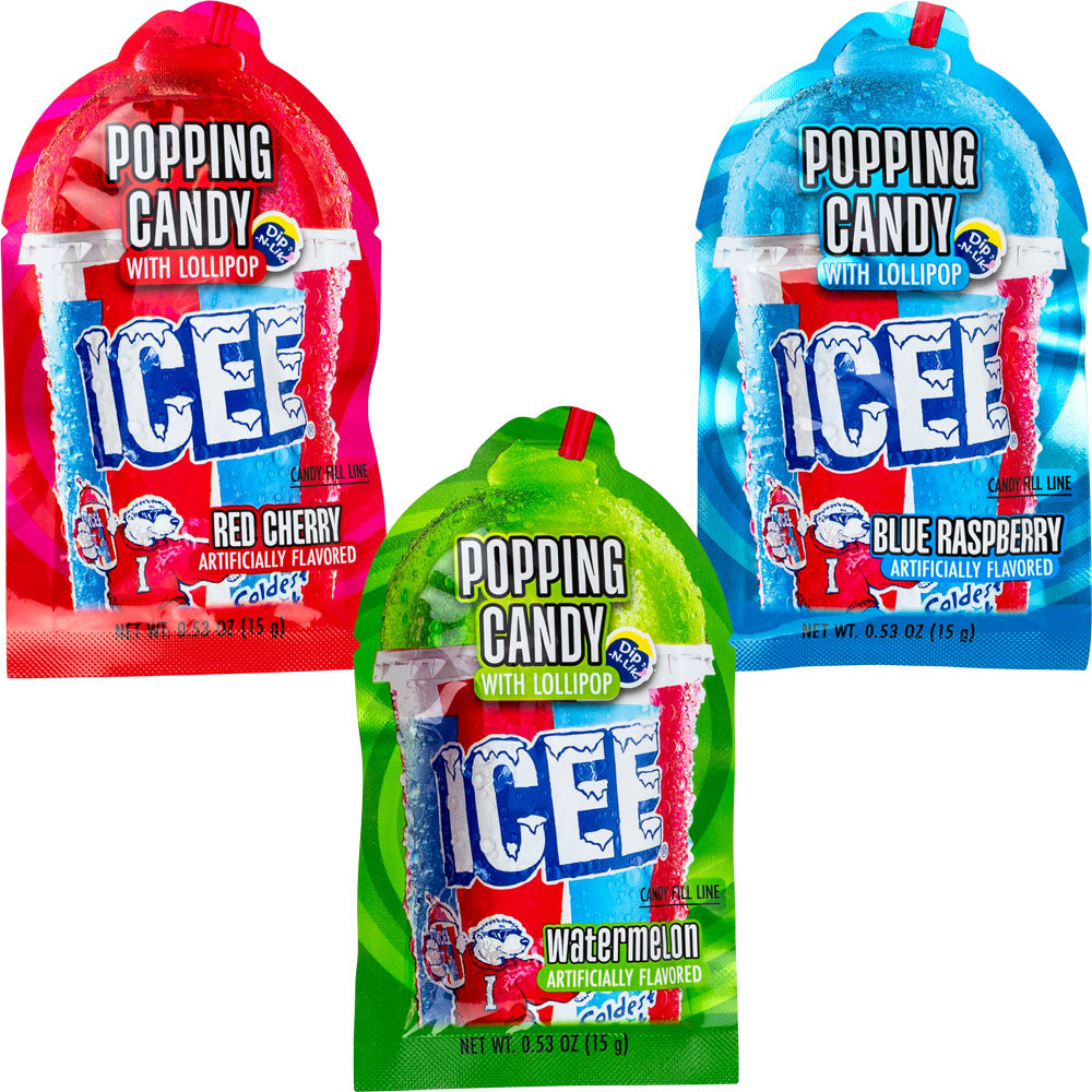 ICEE Popping Candy with Lollipops (18 ct)
