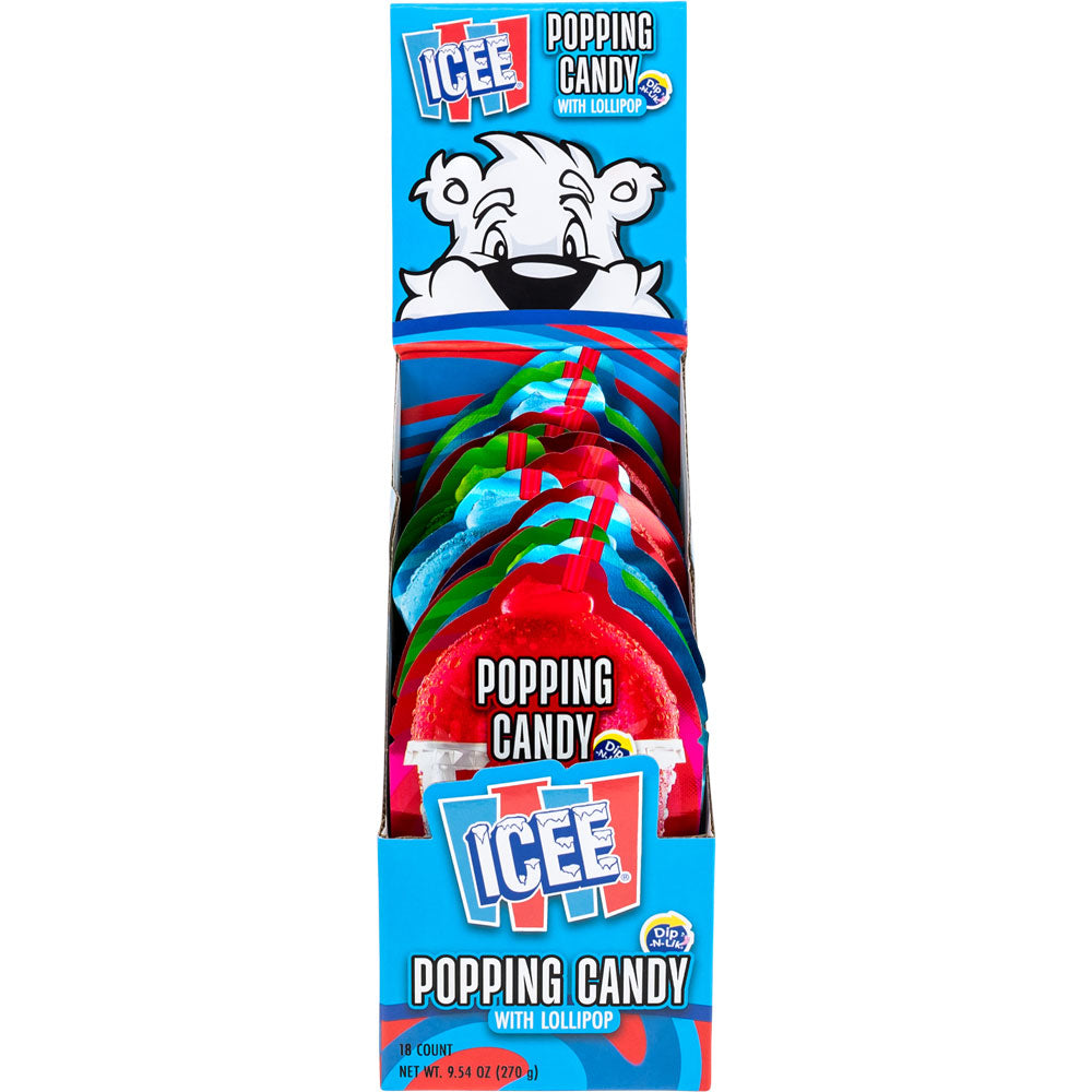 ICEE Popping Candy with Lollipops (18 ct)