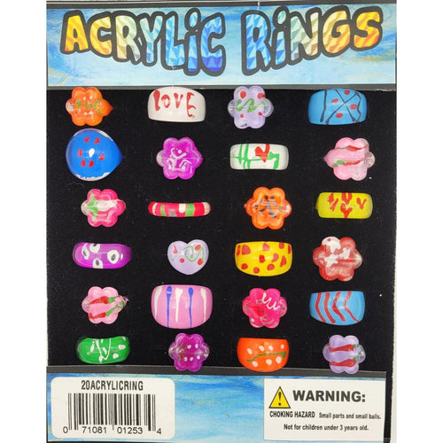 Acrylic Rings 1inCapsules
