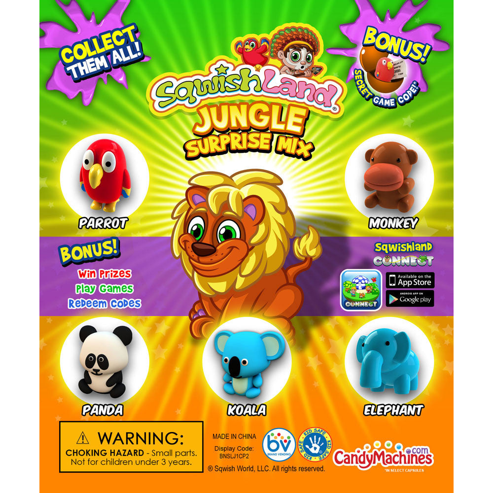 Jungle Mania Vending Capsules (1-inch)