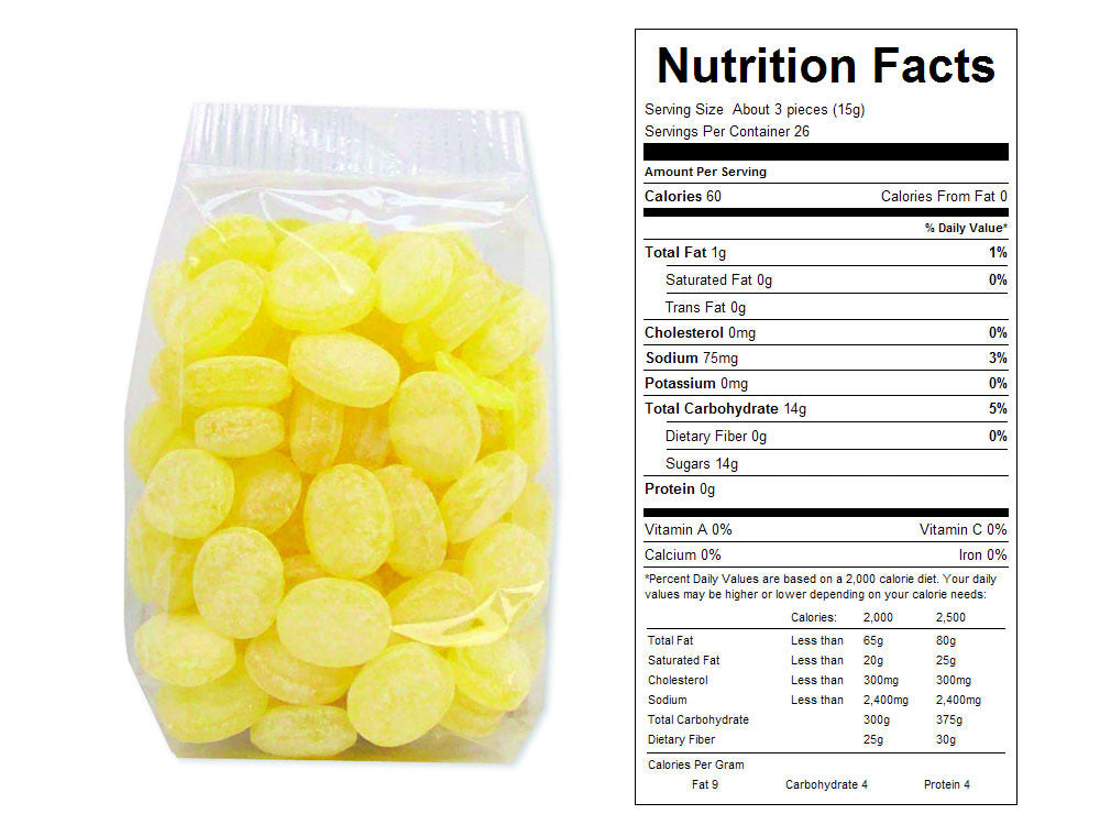 Lemon Drops Sanded Candy (30 lbs)