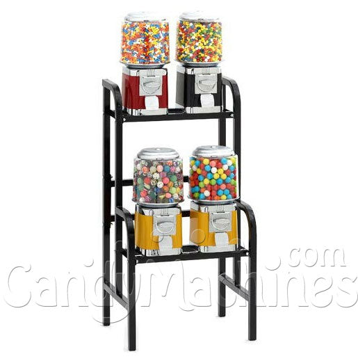 18 Black Bulk Vending Machine Rack