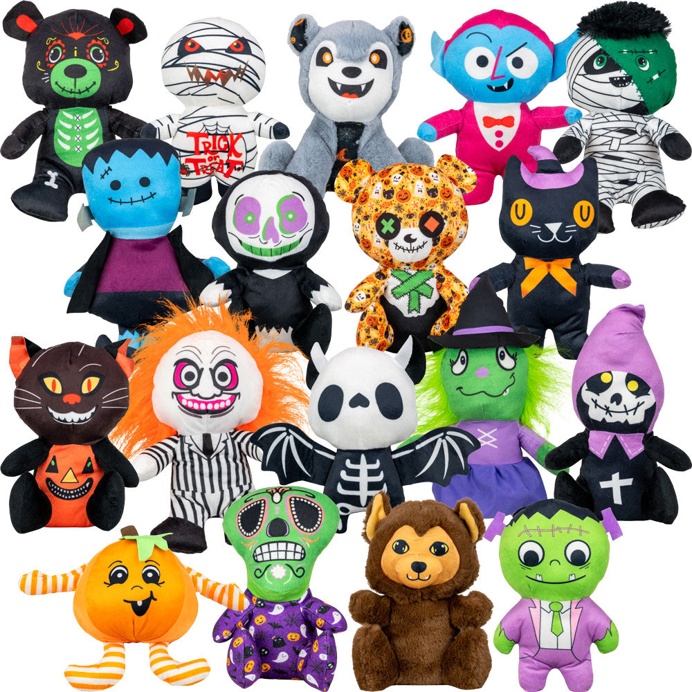 Halloween Plush Mix #7 (108 ct) 6in-9in