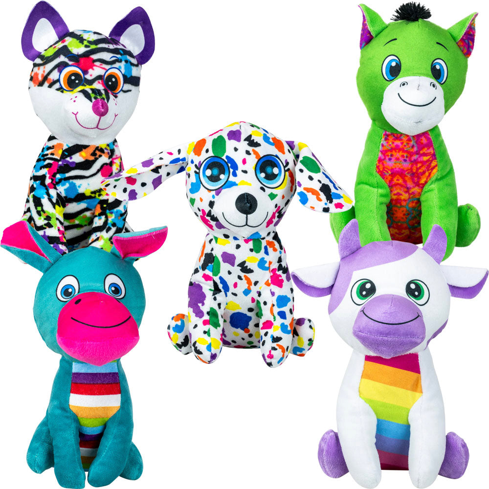 Medium Generic Plush #62 Mix (8-9 inch) 108 ct