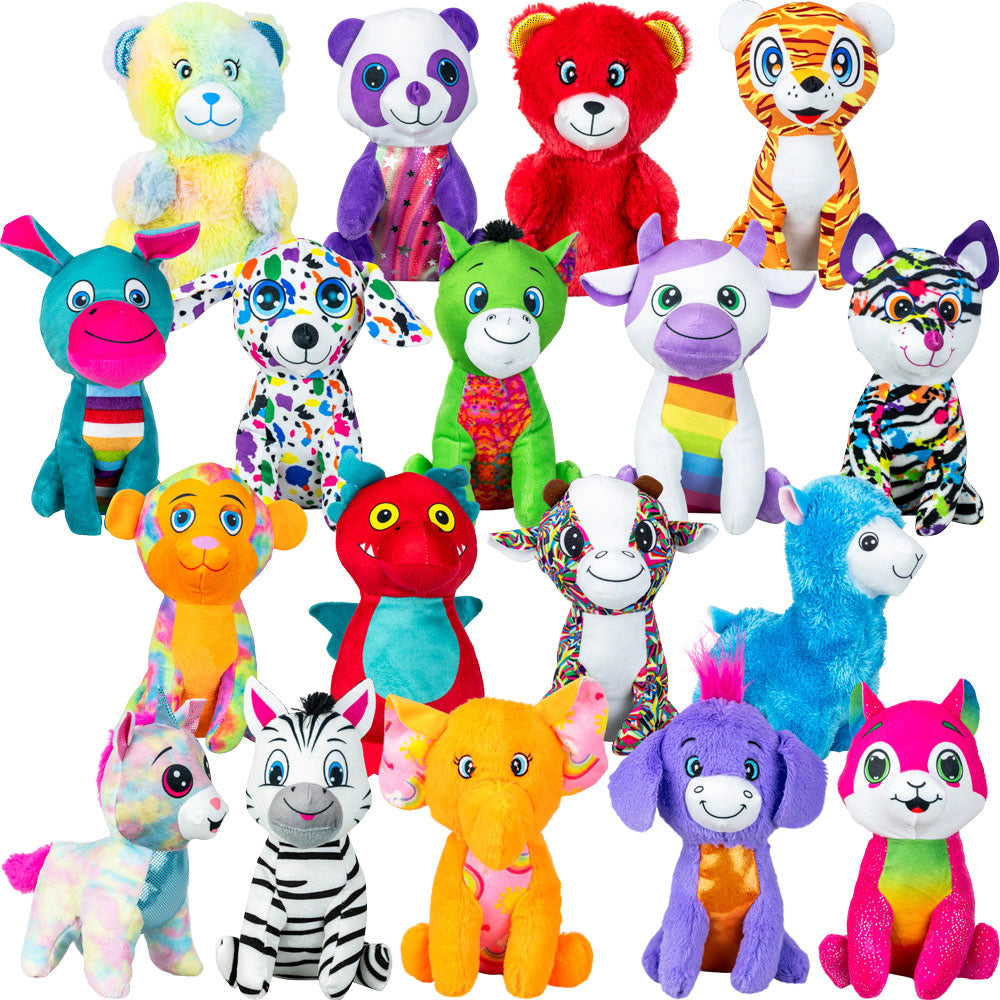 Medium Generic Plush #62 Mix (8-9 inch) 108 ct