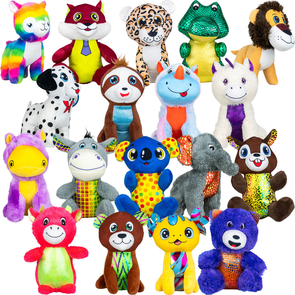 Medium Generic Plush #71 Mix (8-9 inch) 108 ct