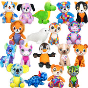 Medium Generic Plush #74 Mix (8-9 inch) 108 ct