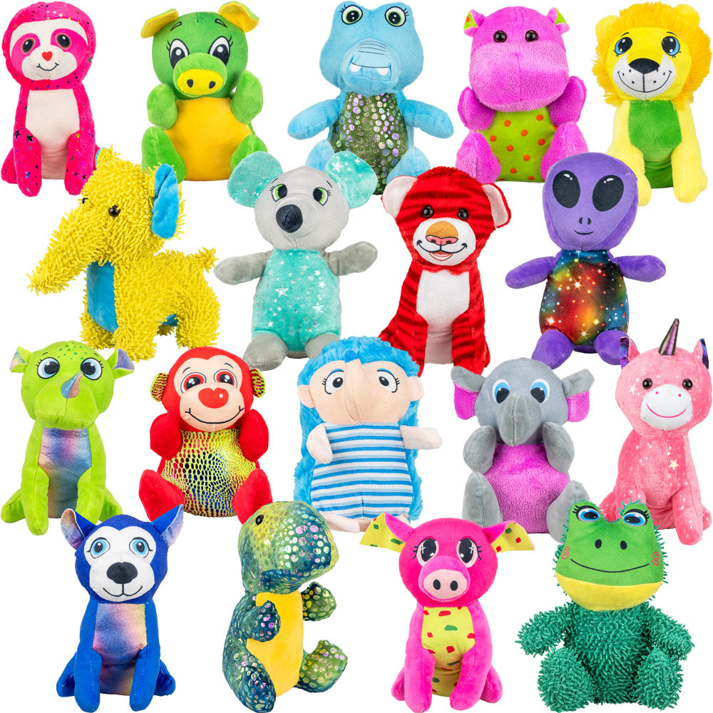 Medium Generic Plush #76 Mix (8-9 inch) 108 ct