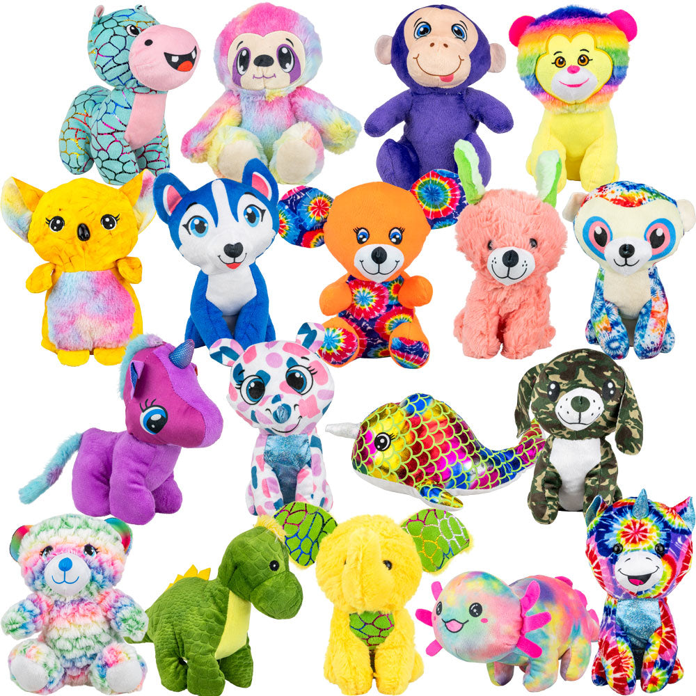 Medium Generic Plush #79 Mix (8-9 inch) 108 ct