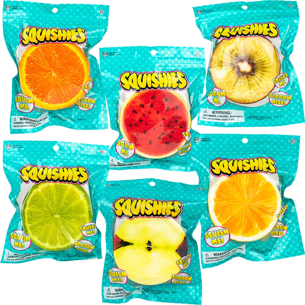 Squishy Slow Rise Foam Mix Bagged (144 ct) 4in-6in