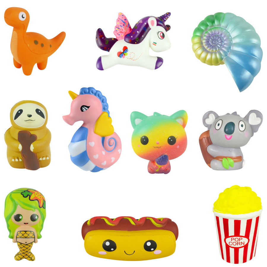 Squishy Slow Rise Foam Mix (144 ct) 4in-6in