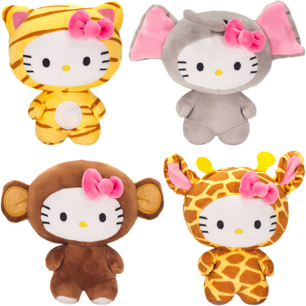 Hello Kitty Animal Disguise Assorted Licensed Plush (5.5 inch) 24 ct