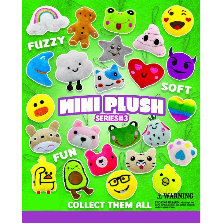 Mini Plush Mix Series 3 - Approx 3.5" (100 ct)