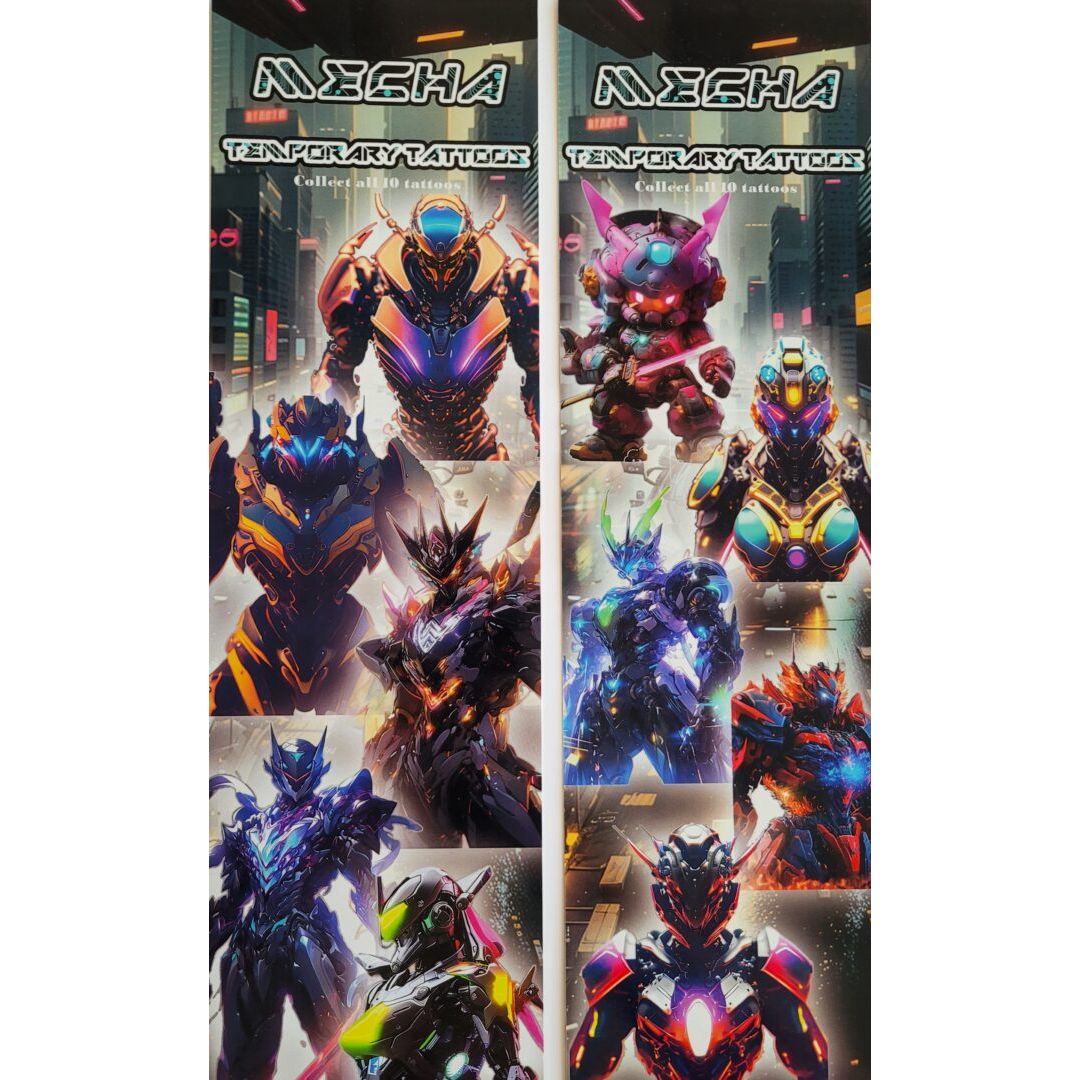 Mecha Temporary Vending Tattoos (300 ct)