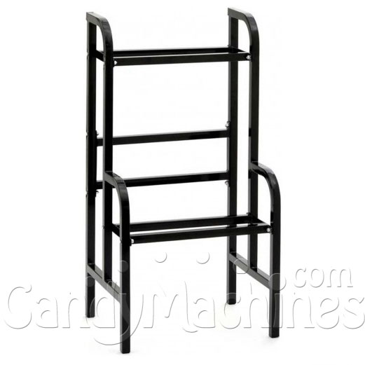 24" Black Bulk Vending Machine Rack